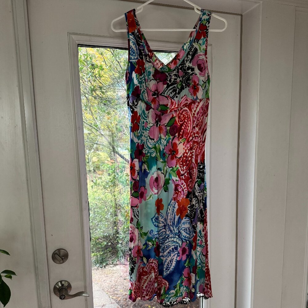Jams World Vintage Colorful Floral Garden Sundress EUC! - Picture 7 of 7